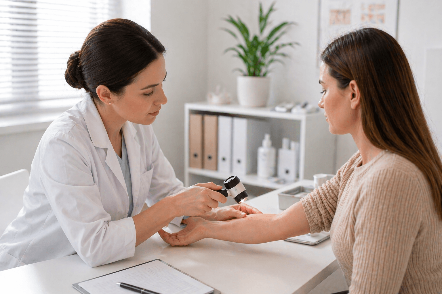 Прием у дерматолога